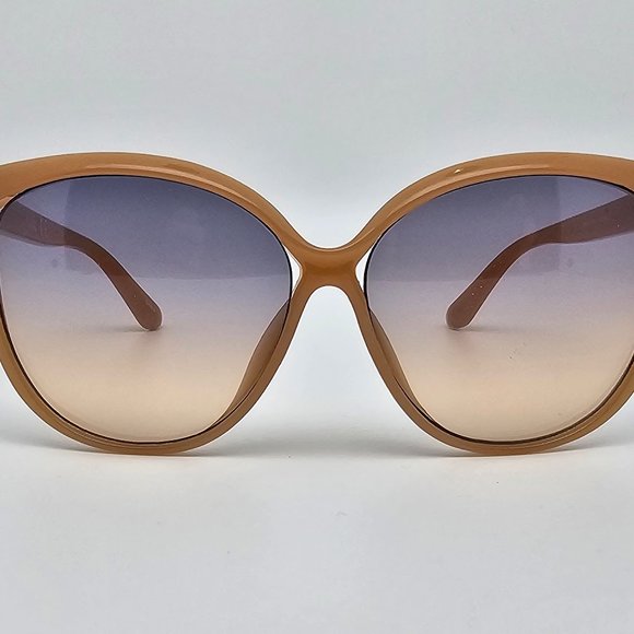 *SOLD* Nanette Lepore NN269 Nude Frame Blue Peach Fade Lens Sunglasses w Case - Picture 2 of 16
